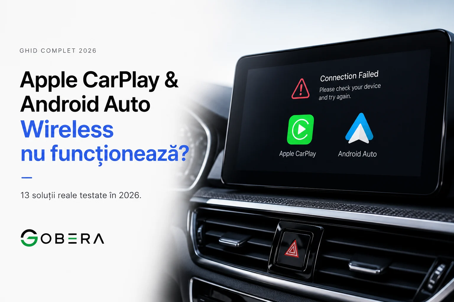 Probleme CarPlay și Android Auto Wireless în 2026