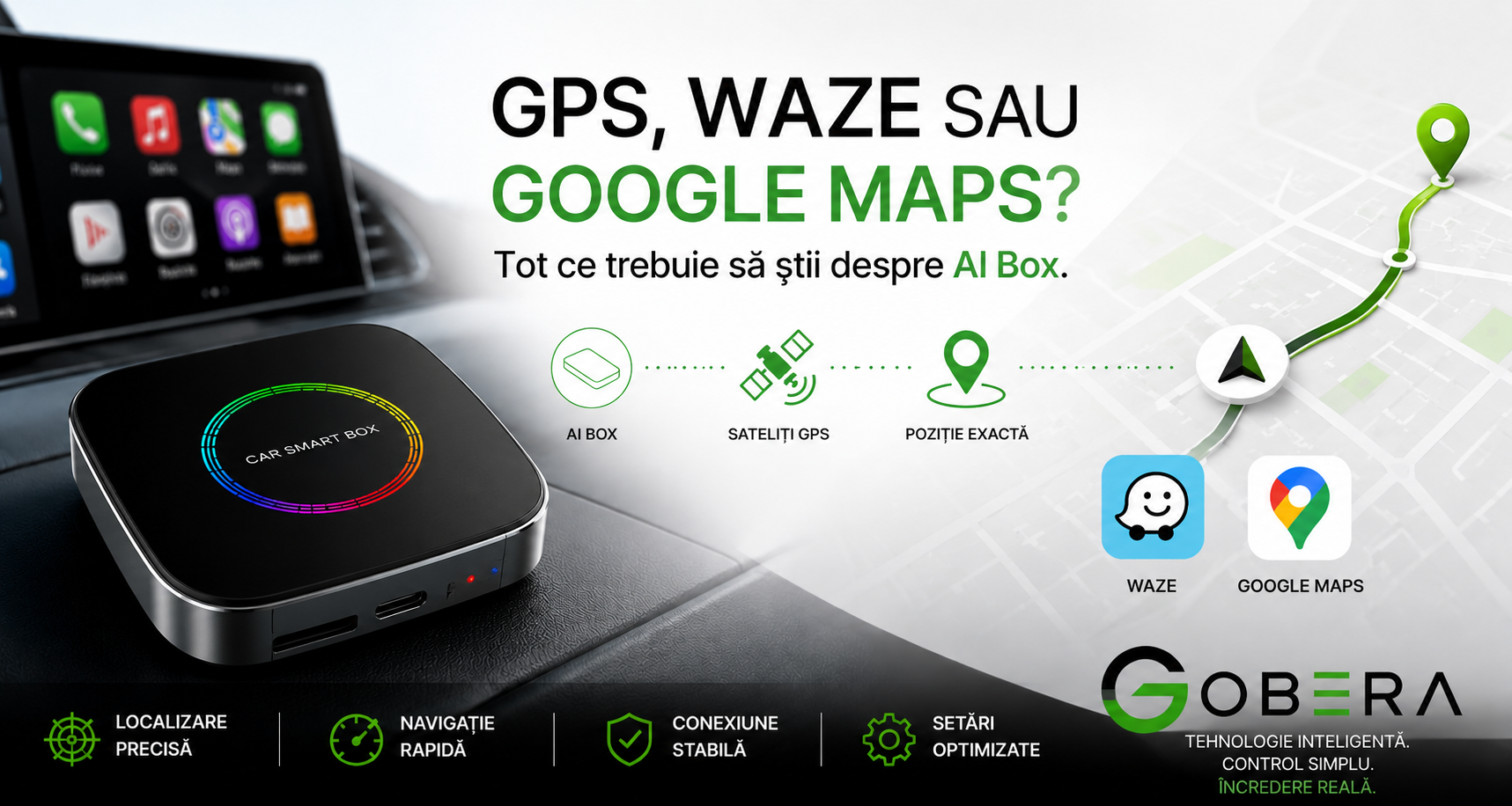 Probleme GPS pe AI Box? Soluții pentru Waze, Google Maps și localizare în 2026