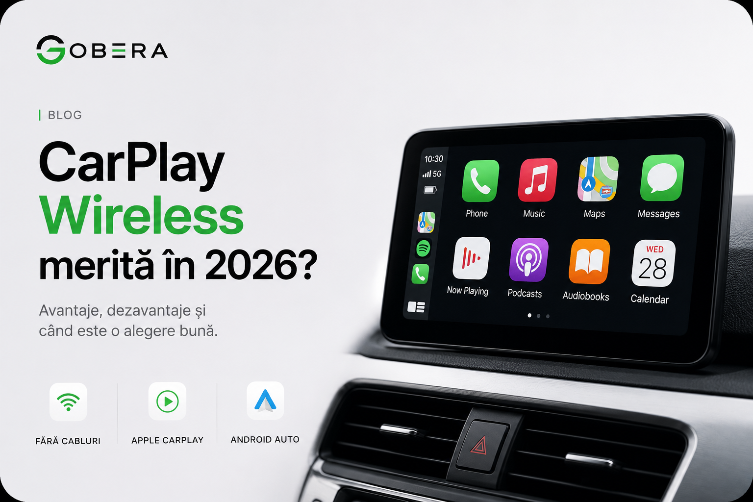 CarPlay Wireless în 2026