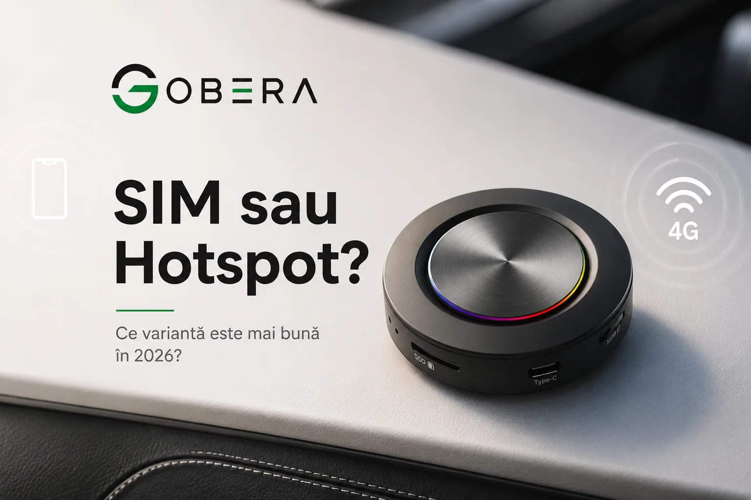 SIM sau hotspot pentru AI Box?