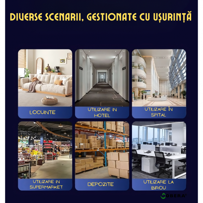 Aparat profesional cu ultrasunete goBERA®, Anti rozatoare, Anti sobolani, Anti insecte, Acoperire 360°, Functioneaza la frecvente intre 25k-65kHz,3 niveluri de intensitate, Ajungand pana la 300m², Sig [5]