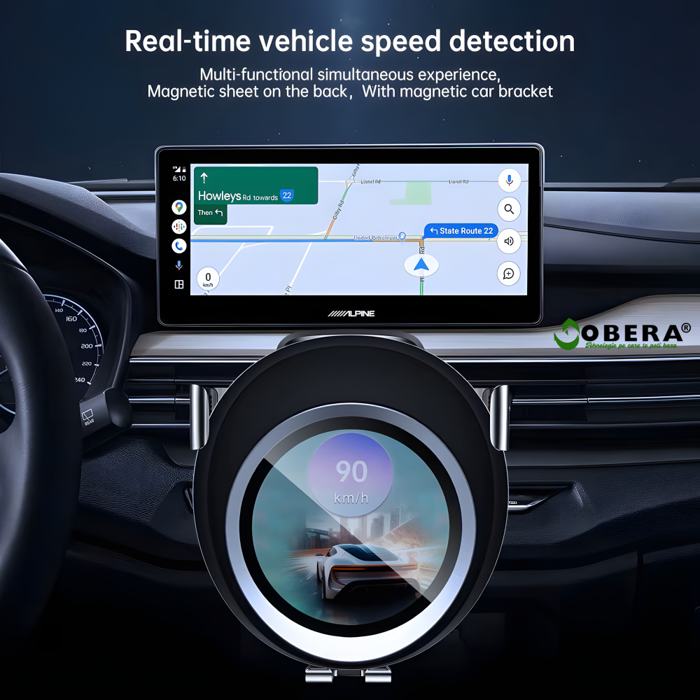 Sistem Multimedia Auto 3-în-1 cu Android 14, CarPlay Wireless, Android Auto Wireless, Touchscreen Control, HDMI pentru Ecran Extern, Procesor Qualcomm QCM6125 Octa-Core, 8GB RAM + 128GB ROM [10]