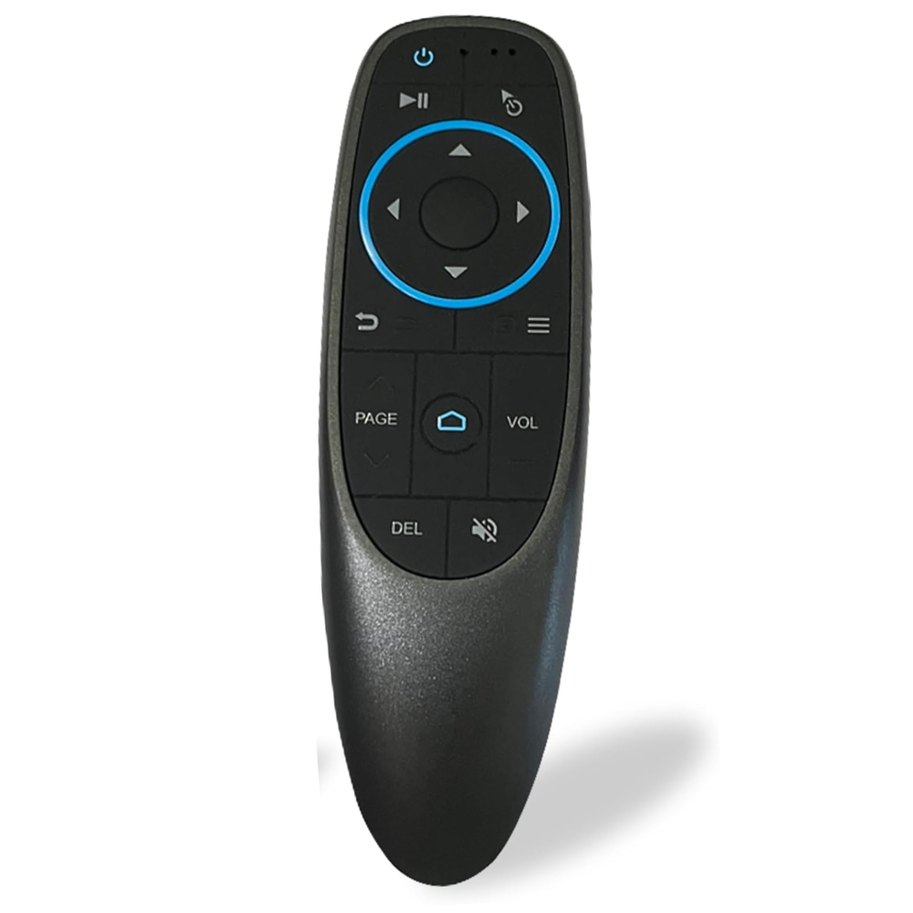 Telecomandă Air Mouse Wireless cu Tastatură Mini, Giroscop 6-Axis, Voice Control și Iluminare Backlit – Conectivitate 2.4G + Bluetooth 5.0, Compatibilă Smart TV, Android TV Box, Laptop, Proiector [1]