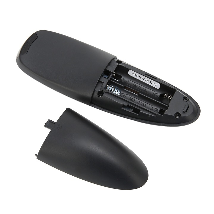 Telecomanda Air Mouse Wireless cu Tastatură Mini, Giroscop 6-Axis, Voice Control și Iluminare Backlit – Conectivitate 2.4G + Bluetooth 5.0, Compatibilă Smart TV, Android TV Box, Laptop, Proiector [3]