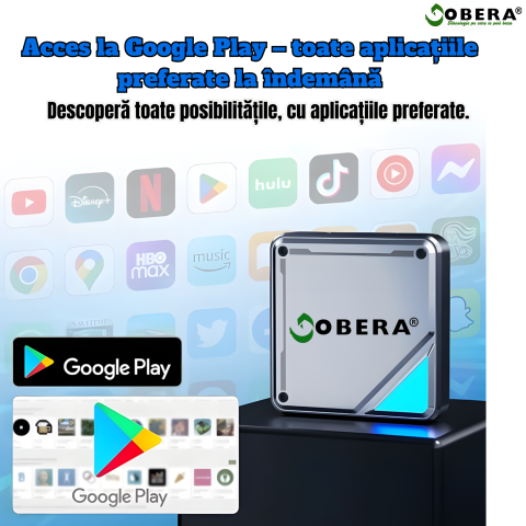 Adaptor AI Box pentru BMW, goBERA®, Android 13, Snapdragon QCM6125, 8GB RAM + 128GB ROM, Wi-Fi Dual 2.4/5GHz, Bluetooth 5.2, Split-Screen 5:5/3:7, GPS+GLONASS+Beidou, Aplicatii Multimedia, Plug & Play [2]