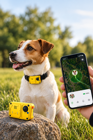 Tracker GPS 4G goBERA pentru câini și pisici