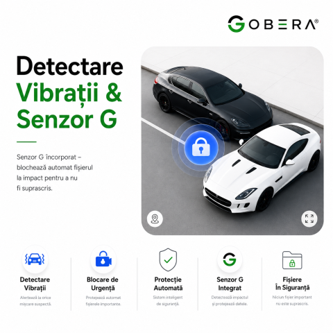 Camera auto de bord, Supraveghere parcare, 4G, GPS goBERA®, Dual Lens 3MP+3MP, Radar fata spate, OBD, Vedere nocturna, WiFi, Full HD, Monitorizare Parcare 24H, Aplicatie dedicata [8]