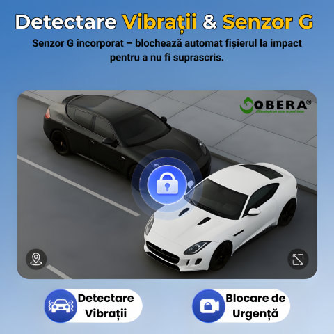 Camera auto de bord, Supraveghere parcare, 4G, GPS goBERA®, Dual Lens 3MP+3MP, Radar fata spate, OBD, Vedere nocturna, WiFi, Full HD, Monitorizare Parcare 24H, Aplicatie dedicata [7]