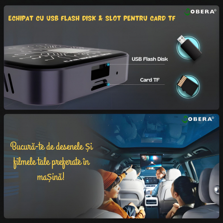 Modul AI Box auto wireless Carplay si Android Auto goBERA® pentru masini cu CarPlay cu fir din fabrica, 2GB/32GB Android 10, Suport Netflix si YouTube, Play Store, Card TF, Plug and Play [5]