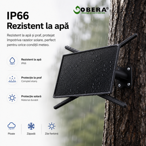 Router Portabil 4G LTE goBERA®️ cu Panou Solar 10W, Baterie 20100mAh, WIFI 2.4GHz, Antene Duale 5dBi, Micro SIM, Se pot conecta 10 dispozitive simultan [7]