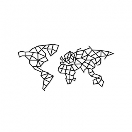 Puzzle 3D decorativ WORLD MAP din lemn 324 piese @ EWA [0]