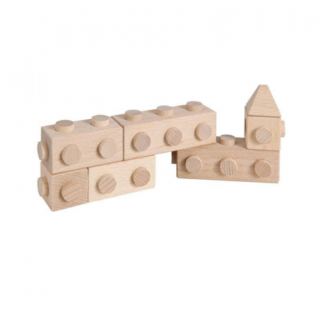 Set cuburi de constructie din lemn Architect XL, +1 an, Matador [4]