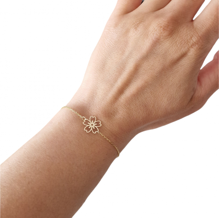 Bratara aur 14 k floare [4]