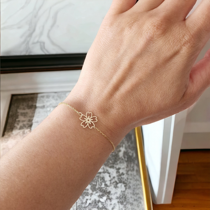Bratara aur 14 k floare [7]