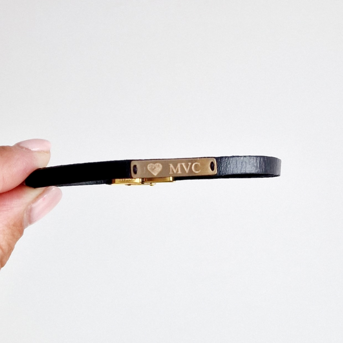 Bratara barbati aur 14k tablita personalizata [15]