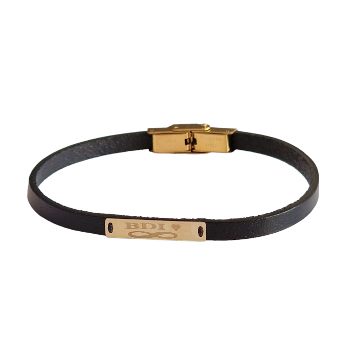 Bratara barbati aur 14k tablita personalizata [5]