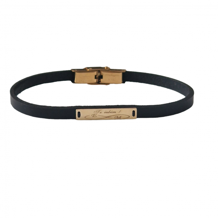 Bratara barbati aur 14k tablita personalizata [18]