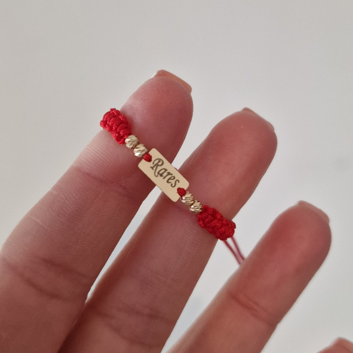 Bratara bebelusi/copii personalizata  ,aur 14k [4]