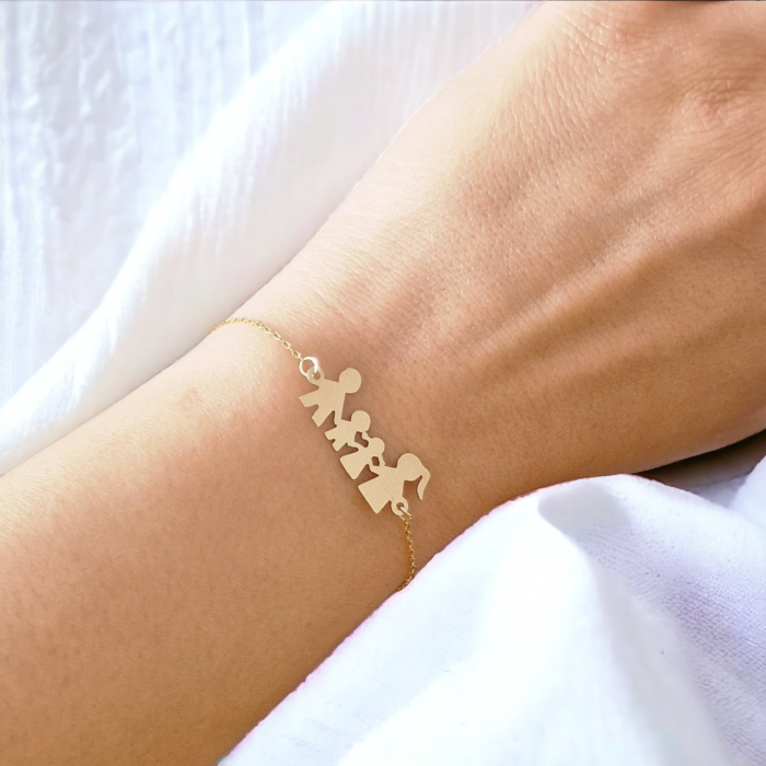 Bratara dama  familie 4 membri aur 14k [5]