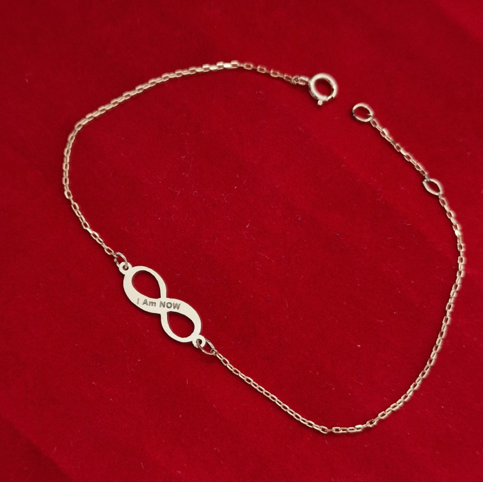 Bratara  lant aur si infinit 18mm ,personalizata [5]