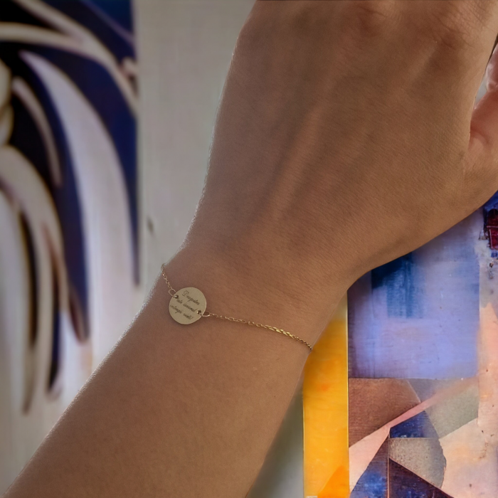 Bratara personalizata aur 14 k [3]