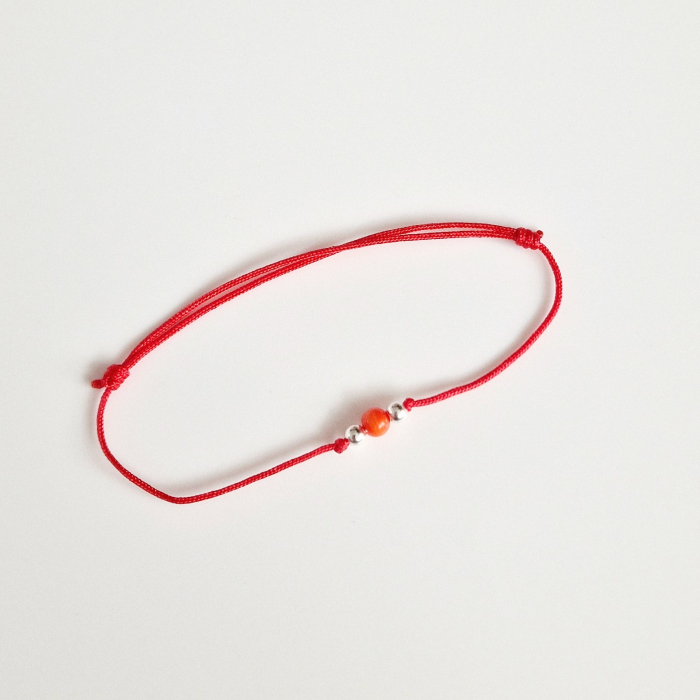 Mărțișor bile argint și  semipretioasa [3]