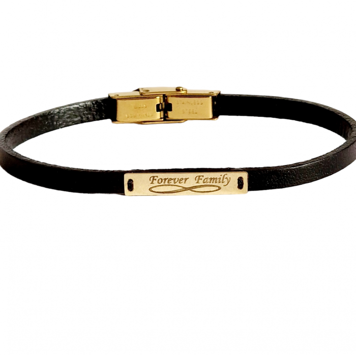 Bratara barbati aur 14k tablita personalizata [10]