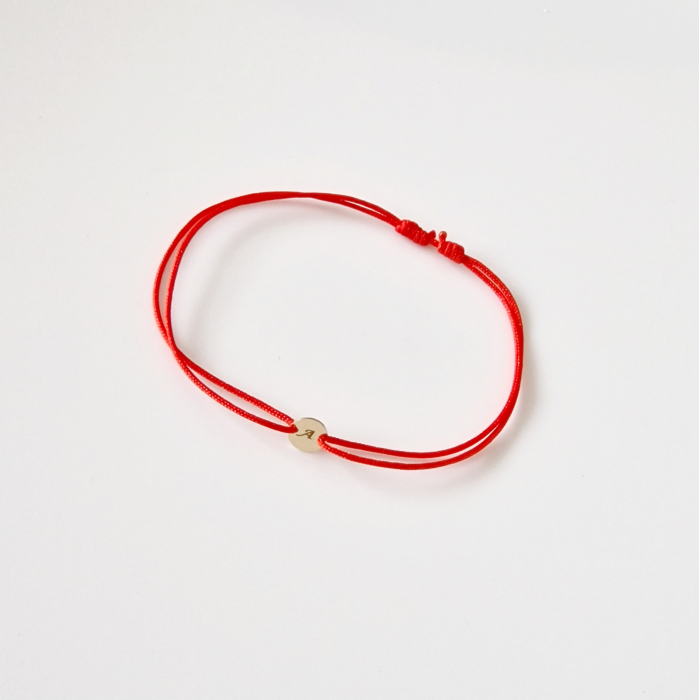 Bratara  snur si banut 5 mm, aur 14 k [6]