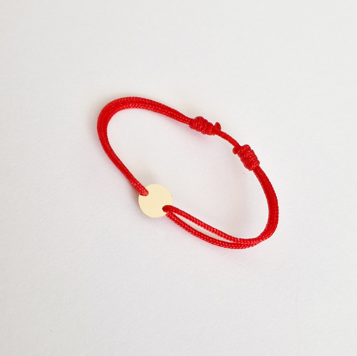 Bratara  snur si banut 5 mm, aur 14 k [4]