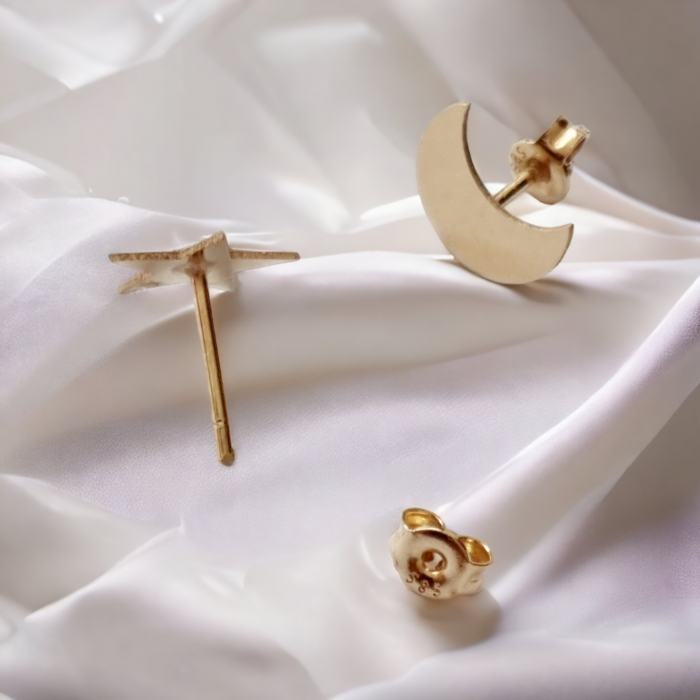 Cercei luna stea aur 14k [3]
