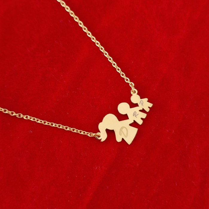 Set argint ,lantisor si bratara ,personalizate [4]