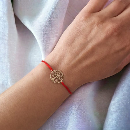 Bratara  snur si  copacul vietii aur 14 k [0]