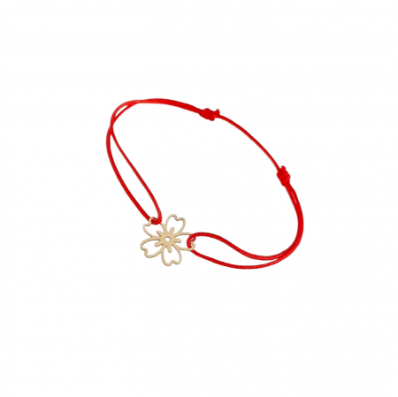 OFERA UN CADOU - Bratara snur, copii/beblusi/adult ,  floare aur