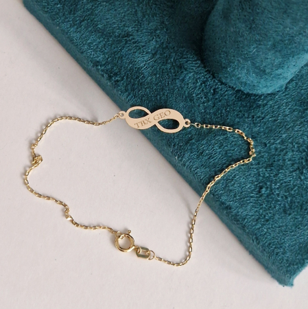 Bratara  lant aur si infinit 18mm ,personalizata [14]