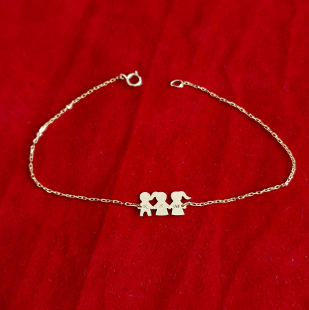 Bratara 3 membri, aur 14k personalizata [2]