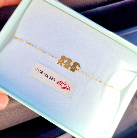 Bratara 3 membri, aur 14k personalizata [1]