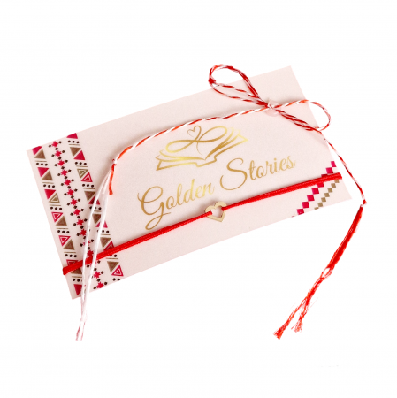 BRATARI MARTISOR - Martisor inima aur 14 k