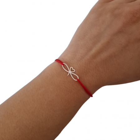 Martisor inima si infinit, argint [1]