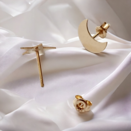 Cercei luna stea aur 14k [2]