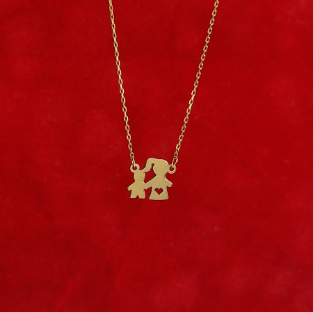 Lantisor dama  personalizat , mama si fiu [3]