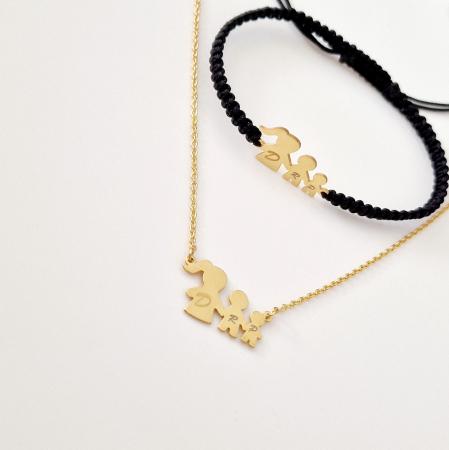 Set argint ,lantisor si bratara ,personalizate [1]