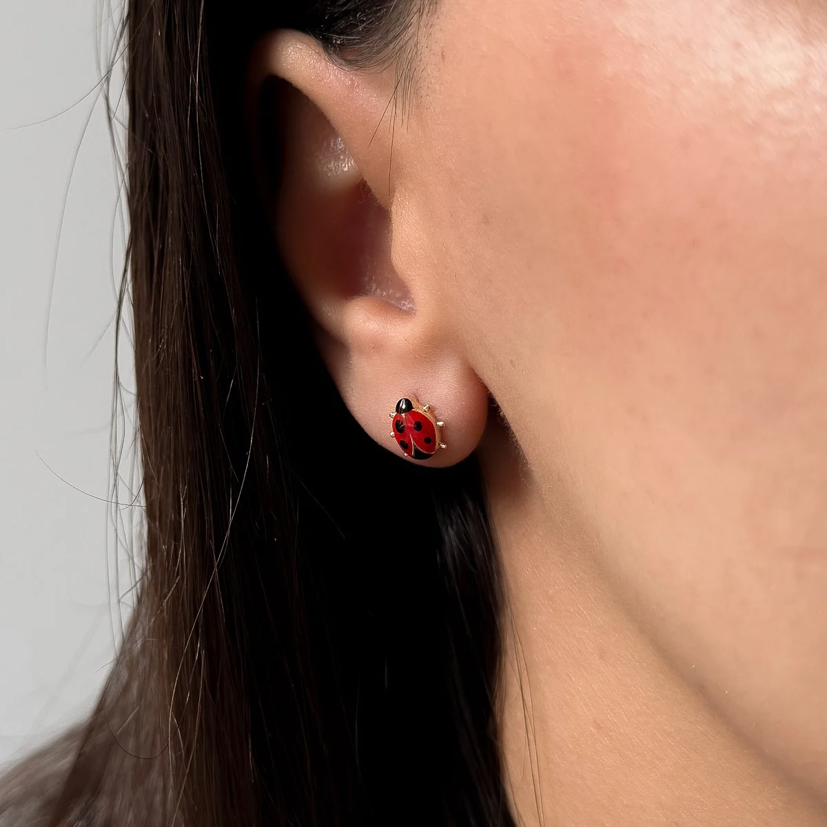 cercei buburuza aur 14k copii