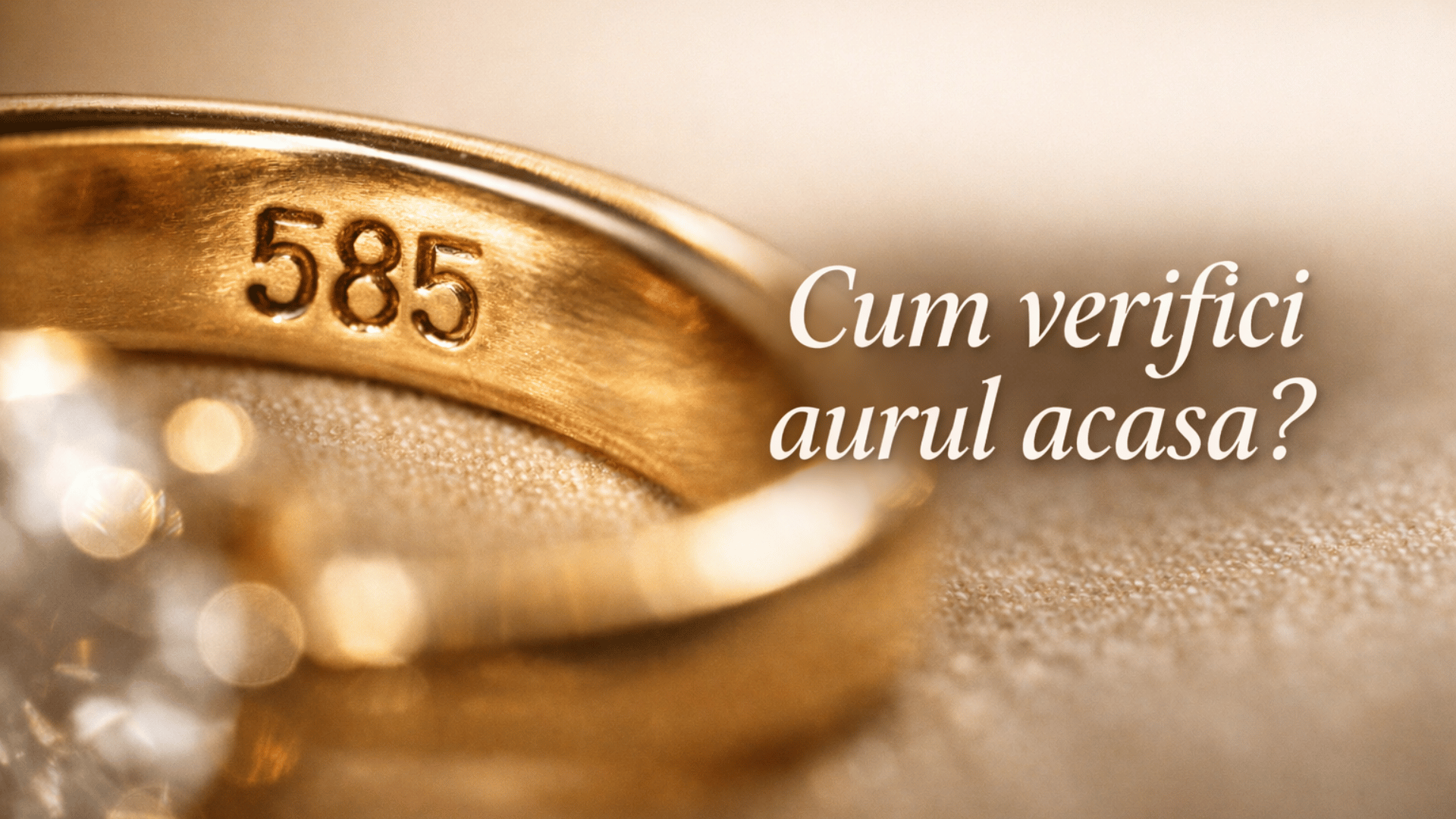 Cum verifici acasă dacă o bijuterie este din aur autentic? Ghid complet 2026