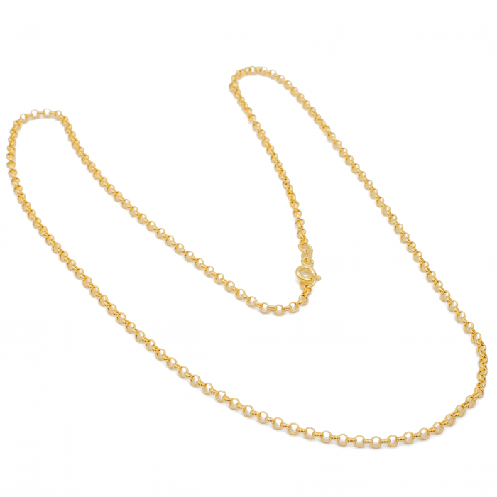 Lant cu Zale Rotunde Aur 14k [2]