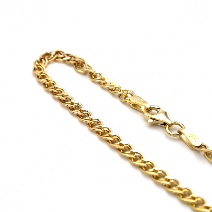 Brățară aur galben 14K model împletit [6]