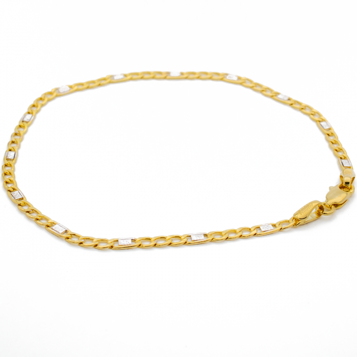 Bratara cu Elemente din Aur Alb 14k [2]