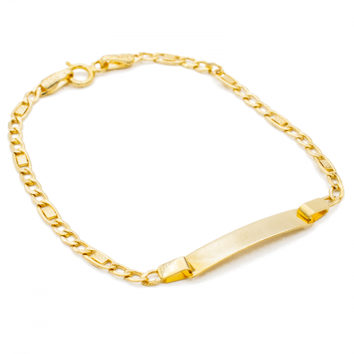 Bratara pentru Copii cu Placuta Aur 14k [1]