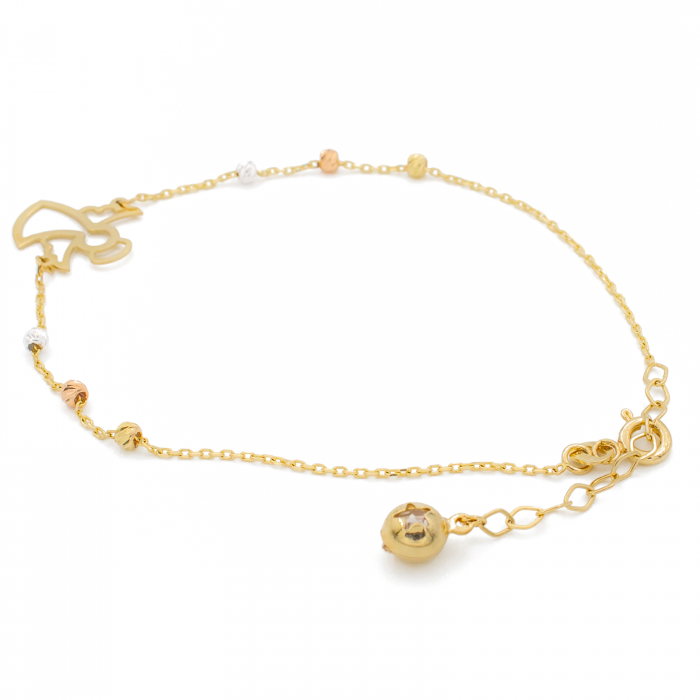 Bratara Ingeras cu bile Aur 14k [2]