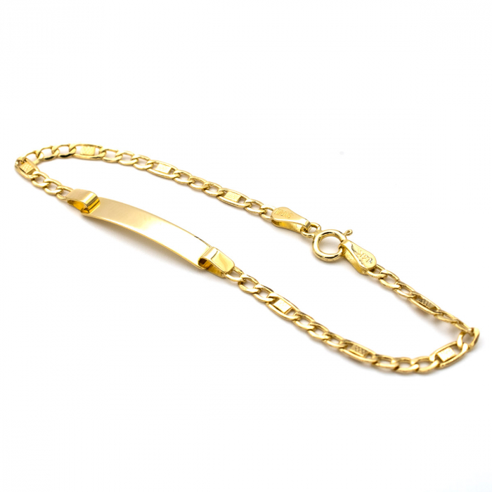 Brățară Copii Star Glow Aur 14K – Cu Plăcuță pentru Gravare [7]
