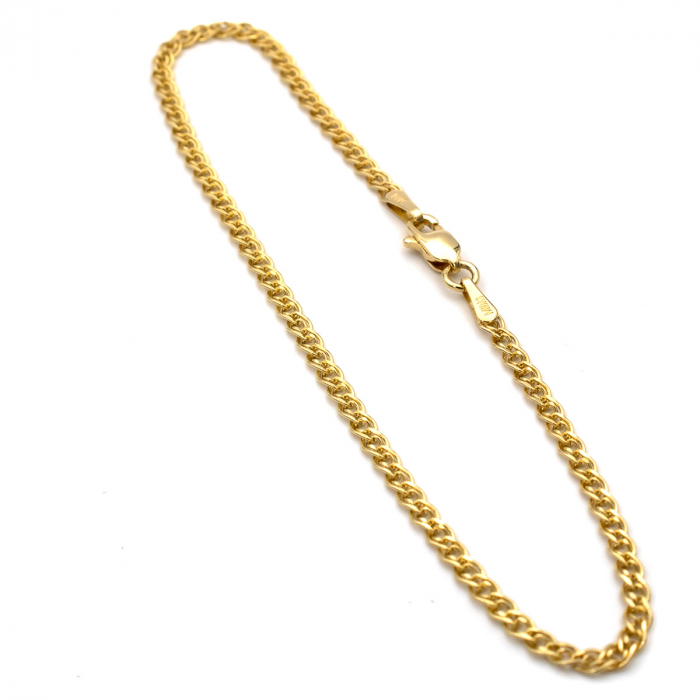 Brățară din aur galben 14K Prestige simplă, elegantă, unisex [5]